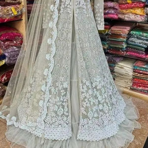 Fancy Lehenga bordado a mano de la mejor calidad para fanáticos de la ropa india y pakistaní - Product Image 1