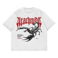 Camisetas de Hombre con Estampado DTG Personalizado de Alta Calidad, Camisetas Holgadas de Algodón de Primera Calidad con Lavado Ácido