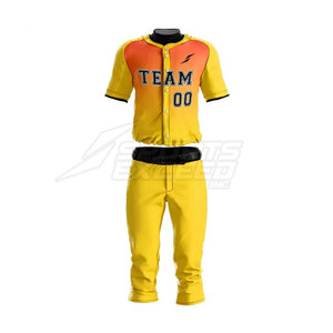 Servicio OEM Personalizado, Último Diseño, Uniforme de Béisbol para Hombre, Corte Ajustado, Transpirable, Estampado, Color Sólido, Alta Calidad, Precio Razonable - Product Image 1