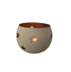 Design fantaisie métal fer support votif feuille d'or couleur luxe Design bougie pot pour salon et décoration de table - Product Image 3