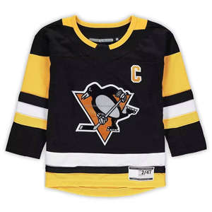 Jersey de Hockey Personalizado NUEVO OEM, 100% Poliéster, Cuello en V, Bordado, con Cualquier Número y Nombre - Product Image 5