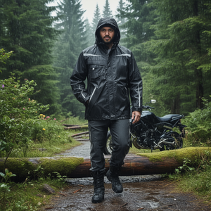 Chaqueta Impermeable Negra ELKA RAINWEAR WORKING XTREME para Trabajo y Actividades al Aire Libre - Product Image 3