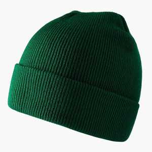 Gorro de Punto Blanco Unisex, Gorro de Invierno Cálido con Vuelta, Gorro de Acrílico Suave y Elástico, Gorro de Calavera Liso con Logo Personalizado OEM - Product Image 5