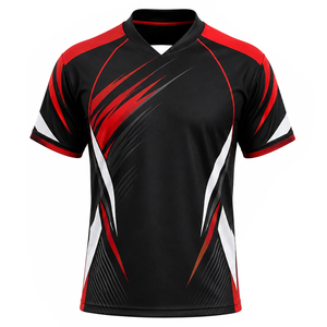 Nouveau Maillot de Lacrosse 2026 au Design Optimal, Vente en Gros Prix Usine, Maillot de Lacrosse à Col en V et Manches Courtes pour Adultes - Product Image 1