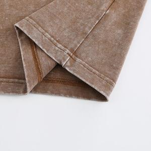 เสื้อยืดผ้าฝ้ายเฮฟวี่เวทของผู้ชายเสื้อยืดโอเวอร์ไซส์250gsm ฮิปฮอปวินเทจสไตล์ใหม่ - Product Image 5