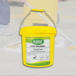 Granular Super Absorbent 10 Liter – Heavy Duty Industrial Spill Absorbent Granules for Oil and Chemical Cleanup - Product Image 1