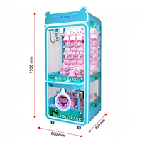 Machine à griffes à prix de gros pour centre commercial et salle d'arcade, avec boîtier de matériel de qualité commerciale, éclairage LED coloré et mécanisme de préhension précis