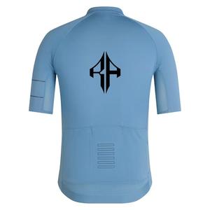 2025 nuevas camisetas de ciclismo en blanco con cremallera completa para hombre 100% Material de poliéster logotipo personalizado de alta calidad Premium para hombres - Product Image 2