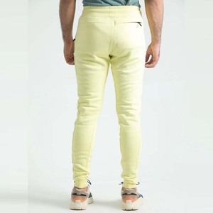 Pantalon pour homme respirant en toile légère de couleur unie, coupe régulière, poche décontractée de style rue haute - Product Image 3