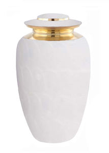 Customisation Memorial Urn with Polished Design at wholesale price Blue Latest Design Wholesale Decorative Metal Cremation Urn - Product Image 6