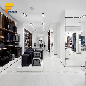 Accesorios de tienda de equipaje personalizados Estantes de exhibición de maletas modernas Estantes de exhibición de bolsas de viaje al por menor Diseño de tienda minorista personalizado - Product Image 6