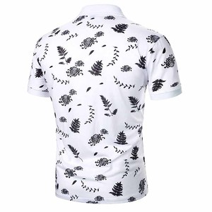Polo d'été pour hommes 2024 New Solid Color Sublimation Printed Polo Shirt Men Short Sleeve Tee-shirt For Sale Cheap Price - Product Image 2
