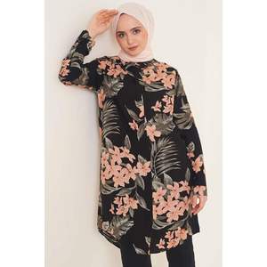 Camisa caqui negra serie patrones mixtos - Product Image 2