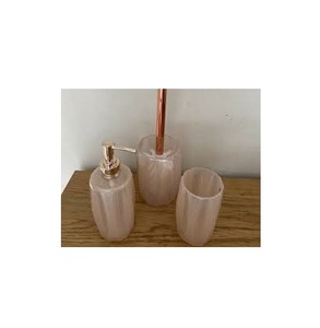 Ensemble de salle de bain en résine Bouteille de lotion d'hôtel en résine Ensemble de lavage de salle de bain cinq pièces avec vente - Product Image 6