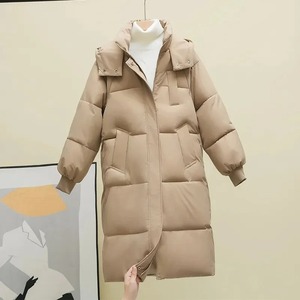 Long Parkas Men's 2024 Winter Fashion <b>Slim</b>-fit Cotton Hooded Thick Warm Knitted Puffer Coat Waterproof Eco-Friendly Detachable - Product Image 2