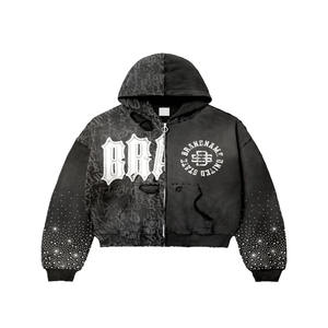 Sweats à capuche de qualité unisexe personnalisés en éponge française de grande taille - Product Image 4