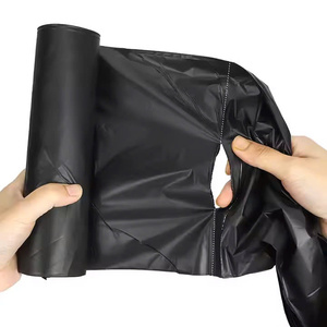 Sacs à ordures noirs en gros avec fond plié en forme d'étoile, grandes et petites tailles pour une utilisation en supermarché - Product Image 4