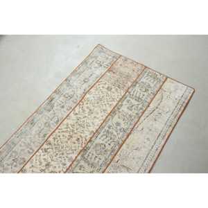 Rug, 2.8x5.1 ft Vintage Rug, <b>Brown</b> Persian Rug <b>Wool</b> - Product Image 5