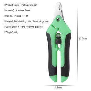 Coupe-ongles pour animaux de compagnie en acier inoxydable, <span class=keywords><strong>ciseaux</strong></span> à ongles obliques pour chats et chiens, vente en gros - Product Image 3