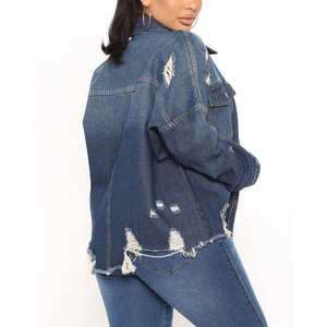 Nouveau design Vestes en jean 100% coton pour femmes design personnalisé Veste en jean d'usine de bonne qualité - Product Image 2