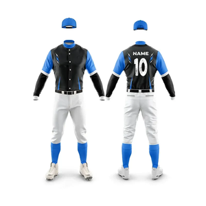 Uniformes de softball de haute qualité pour équipes premium, design personnalisé imprimé, vêtements de baseball OEM, nouveaux uniformes de baseball respirants - Product Image 2