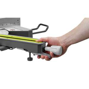 Sierra Ingletadora Compuesta Deslizante de 15 Amperios y 10 Pulgadas, Eléctrica/a Batería, para Cortar Madera, Piedra, Metal y Azulejos - Grado Industrial y para Bricolaje - Product Image 1