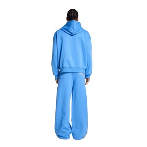 Conjunto Deportivo Informal Esencial para el Día a Día, Sudadera con Capucha Transpirable y Pantalones Jogger a Juego, GAM Stones, 100% Algodón, Corte Holgado - Product Image 2