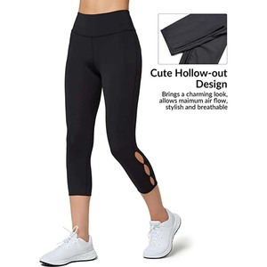 High Quality Capri Leggings for Women High Waist Tummy Control Workout Running Tights - Product Image 3