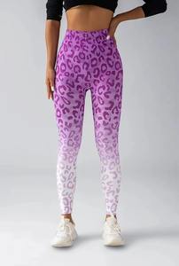 Ropa deportiva para mujer con logotipo personalizado, mallas de entrenamiento de cintura baja para gimnasio, pantalones deportivos, mallas de yoga sin costuras para mujer - Product Image 2