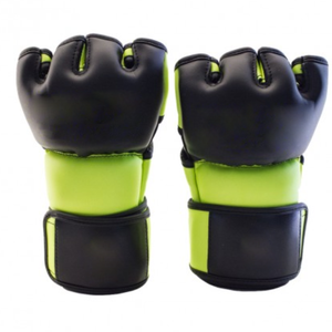 Guantes de MMA para hombre, logotipo personalizado impreso, diseño de cuero transpirable, fáciles de usar, venta en línea a bajo precio - Product Image 2
