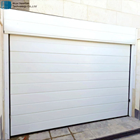 Vente en gros Panneaux modernes automatiques pour portes de garage doubles coulissantes à rabat isolé 16x8 avec moteur