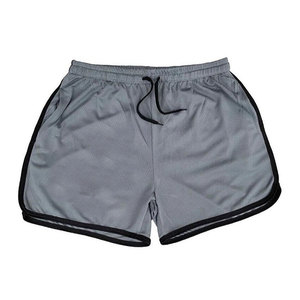 Shorts de sport décontractés pour hommes en toile, taille mi-haute, respirants, écologiques, couleur unie, vente chaude, prix de gros abordable - Product Image 4