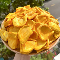 Groothandel Gedroogde Zoete Gebakken Knapperige Gesneden Jackfruit Chips Gezonde Natuurlijke Fruit Snacks Verzegelde Zak Vietnam Exporteur