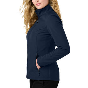 New Fashion <b>Lightweight</b> <b>Women</b> Softshell <b>Jackets</b> High Quality Windbreaker Zip Stand Collar Softshell <b>Jackets</b> for <b>Women</b> - Product Image 5