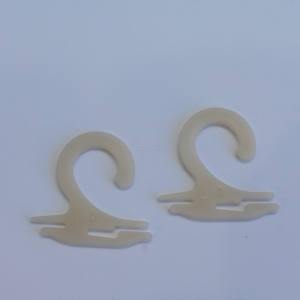 Crochet d'affichage en plastique biodégradable en gros pour chaussettes 8 27x26mm 250g capacité de charge 500 pièces/sac - Product Image 1