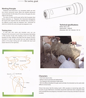 MTR Veterinary Ultrasound Pregnancy Test Instrument Easy Operation Diagnosis Injection Pig Sheep Class I 1 Year Warranty AC
