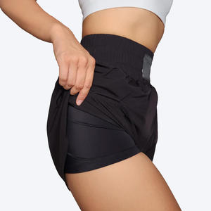 Short de boxe d'entraînement personnalisé pour femmes Short de combat respirant OEM avec impression de logo et fabrication de marque privée - Product Image 3