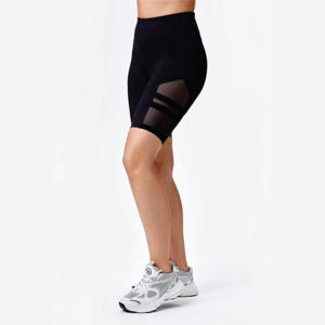 Short de vélo taille haute anti-transpiration séchage rapide respirant 75% polyester 25% élasthanne noir gardien - Product Image 4