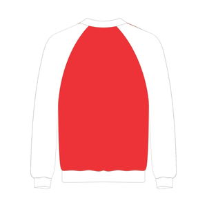 Kappa Alpha Psi YO Hand Sign <b>Red</b> Raglan Sleeve Crewneck Sweatshirt Premium Fleece Greek Fraternity Pullover <b>Top</b> - Product Image 4