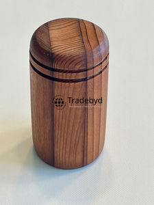 Gobelet en verre en bois naturel pour cuisine de ferme Décoration rustique et cadeaux par Tradebyd - Product Image 6