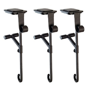 Soporte de calcetín de Navidad de Metal de bronce rústico para chimenea Mantel festivo vacaciones colgante organizador de exhibición - Product Image 3