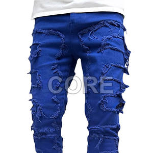 Venta al por mayor de los hombres pantalones apilados Top Trending Mejor Material hecho de los hombres pantalones apilados pantalones de los hombres lavados - Product Image 2