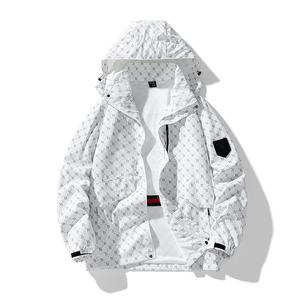 Blouson Bomber Formel pour Homme Automne Hiver à Capuche Coupe-Vent Respirant Écologique Slim Fit Remplissage Polyester Mode Urbaine 2023 - Product Image 5