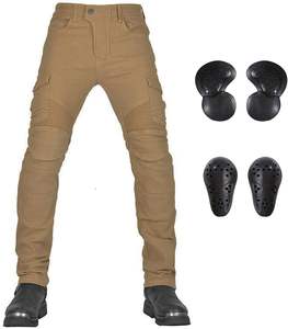 กางเกงยีนส์ขี่รถจักรยานยนต์สำหรับผู้ชายกางเกงยีนส์หุ้มเกราะถอดออกได้ - Product Image 1