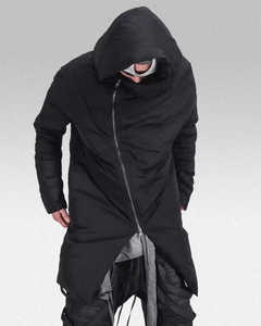 OEM Service New Men's Overhead Light Weight Cyberpunk Techwear Jacket <b>Japanese</b> Streetwear Zip-up Techwear Jacket - Product Image 2