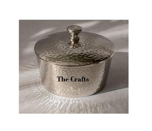 ชุดถาดเสิร์ฟอินทผลัมและถั่วโลหะและแก้วแบบกำหนดขนาดได้ 2 ชิ้น พร้อมถาดดีไซน์คลาสสิกสำหรับขาย - Product Image 4