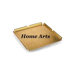 Plateau de service de collations de bonbons de couleur d'or en métal avec le plateau de service de café de thé de qualité supérieure pour l'usage d'hôtel - Product Image 1