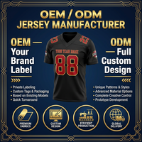 Camiseta de Fútbol Americano Personalizada, Retro, Color Antracita, Transpirable, para Verano, Tallas Grandes, Ropa Deportiva para Hombre