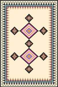 Alfombra de tejido plano de tamaño personalizado Kilim turco de algodón para mascotas con diseño geométrico abstracto lavable decoración del hogar para sala de estar - Product Image 5