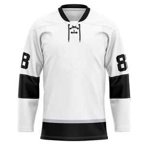 Maillots de hockey sur glace de dernière génération 2024, maillots de hockey sublimés, uniforme de hockey sur glace professionnel, coupe automatisée, vêtements de sport de hockey sur glace - Product Image 6
